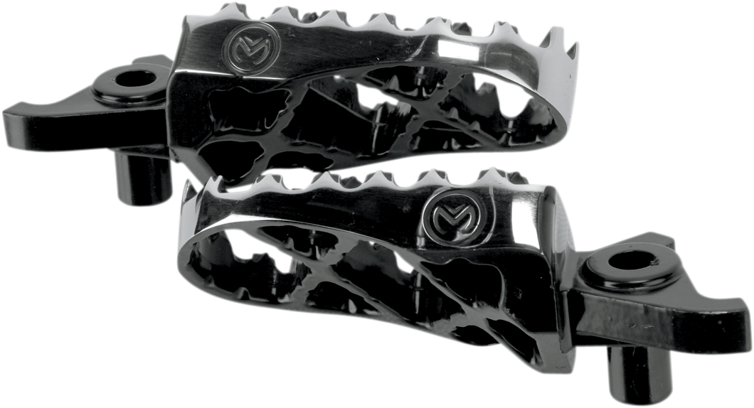 MOOSE Offroad Kawasaki STKXX-5 Hybrid Foot Pegs - Standard Size for Enhanced Grip and Durability