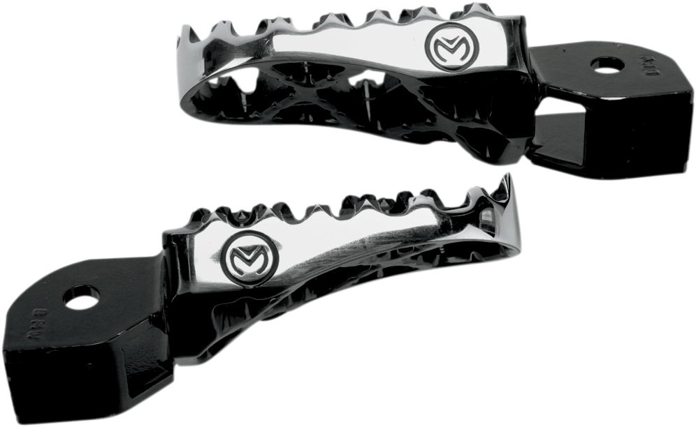 MOOSE OFFROAD Hybrid Foot Pegs with 1/2-Inch Offset for BMW – Part Number STBMW-B