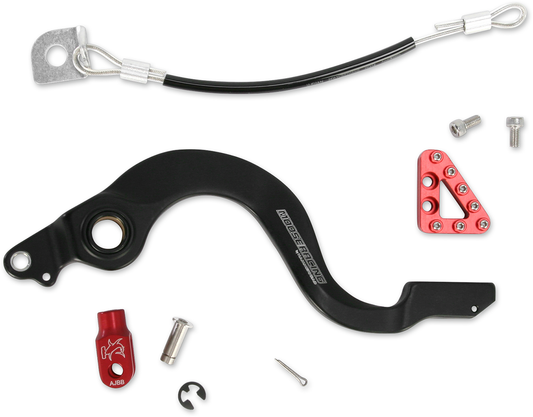 Moose Offroad Honda Brake Pedal with Red Finish – Part 82-0102-21-11