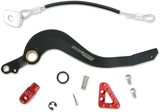 Moose Offroad Honda 82-0104-21-11 Brake Pedal with Red Finish