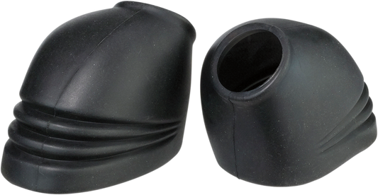 MOOSE OFFROAD Foot Peg Protectors for Dirt Bikes - Black (Part No. 202-8500)