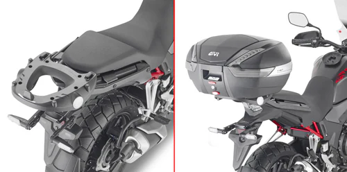 GIVI SR1171 Black Top Case Hardware for Motorcycle Luggage Mounting