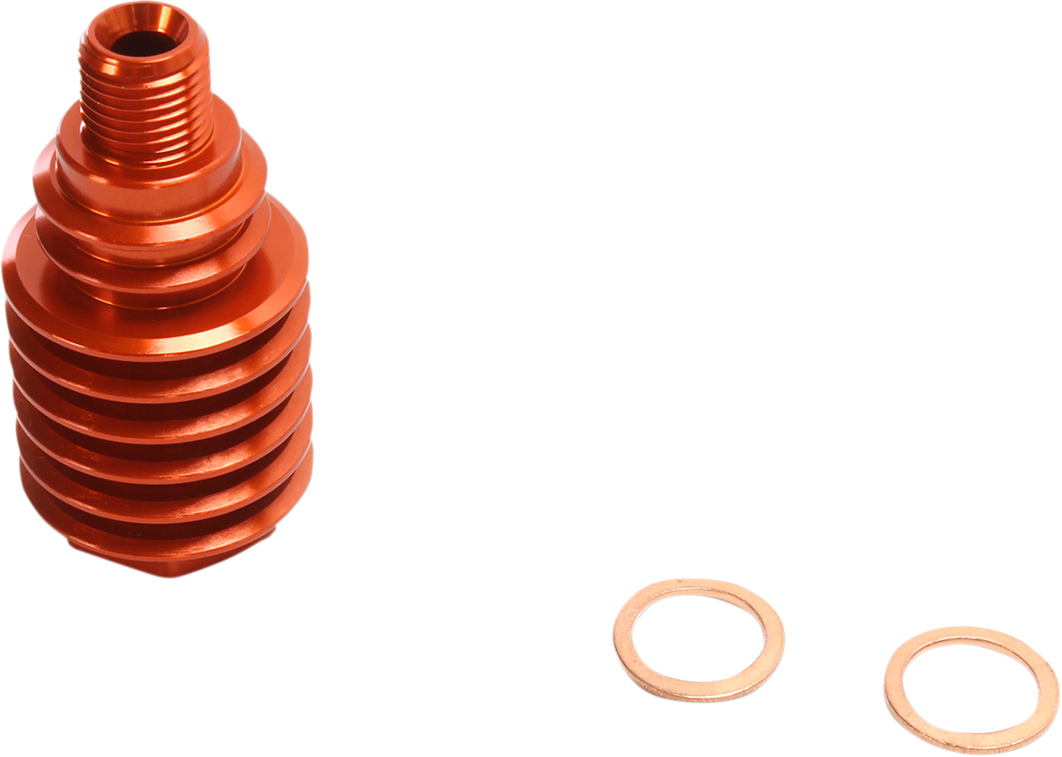 MOOSE OFFROAD Rear Brake Caliper Cooler - Orange M73-150 for Enhanced Heat Dissipation