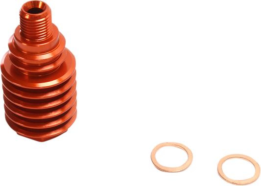 MOOSE OFFROAD Rear Brake Caliper Cooler - Orange M73-150 for Enhanced Heat Dissipation