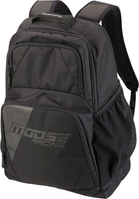 MOOSE OFFROAD Travel Backpack 3517-0501 in Black with 600D Polyester Oxford Material