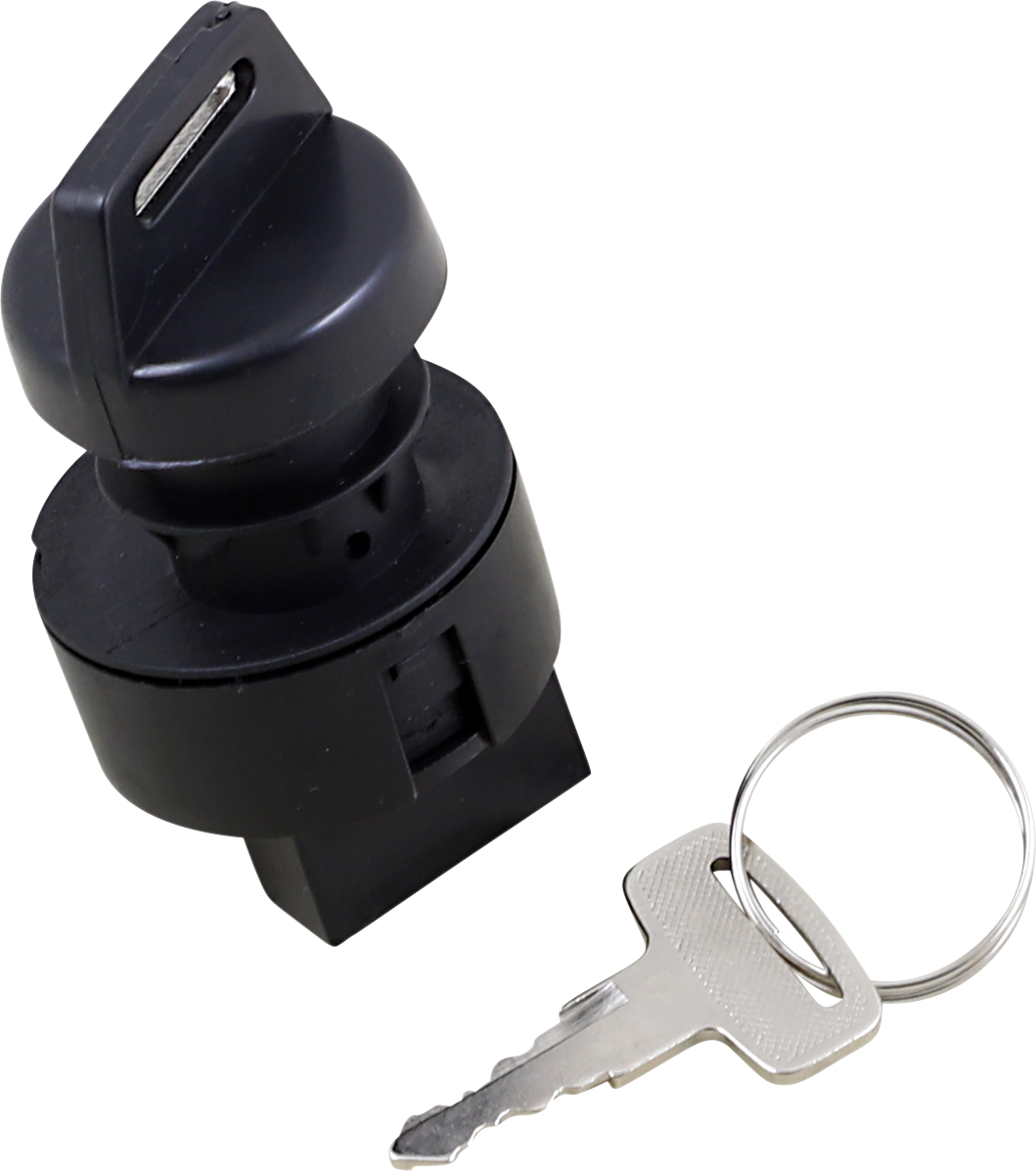 MOOSE OFFROAD Polaris Ignition Switch 100-1314-PU – OEM Replacement with Keys and Mounting Nut