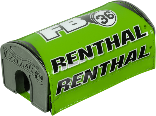 RENTHAL Fatbar36™ Green P343 Bar Pad with Durable Cover and Injection-Molded Foam
