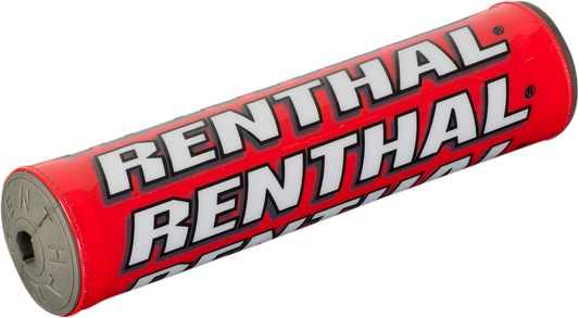 Renthal SX Crossbar Pad - Mini Red P251 for Enhanced Impact Protection
