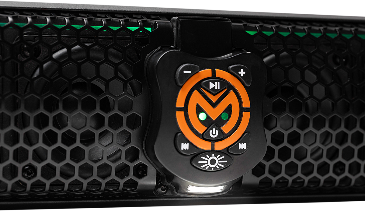 MOOSE Offroad 38-Inch Sound Bar with Bluetooth and Marine-Grade Protection - Model 10SPEAKERMSE