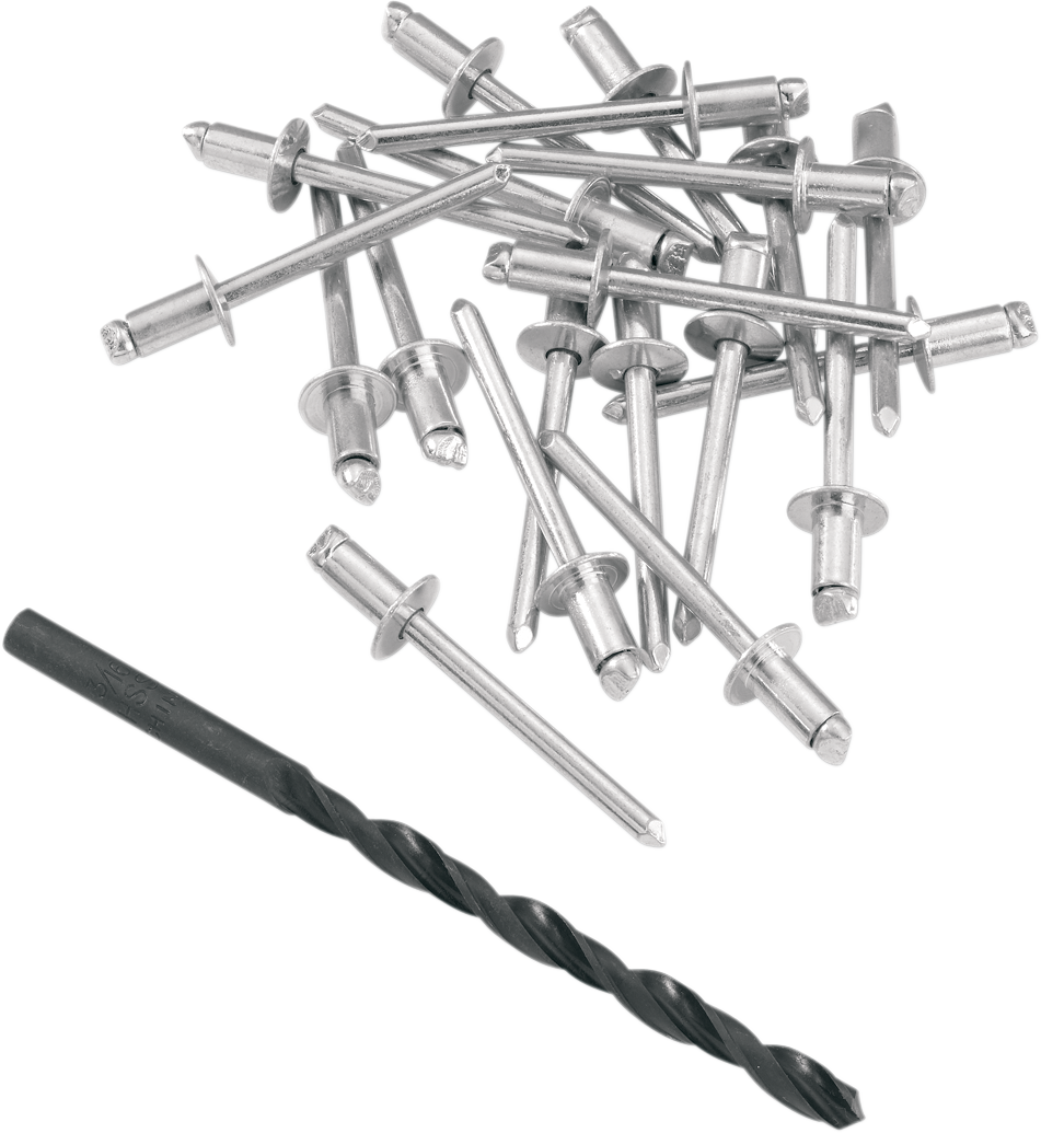 MOOSE Offroad Rivet Kit with Drill Bit – 3/16" Diameter, Part 14218