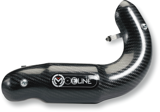 Moose Offroad Powerbomb HPB45004 Pipe Guard – Custom Molded Carbon Fiber and High-Temp Resin