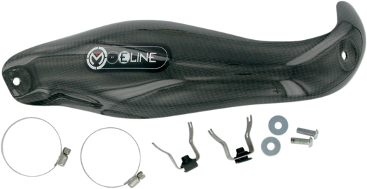Moose Offroad MegaBomb YMB24 Pipe Guard – Custom Molded Carbon Fiber and High-Temp Composite for Superior Exhaust Protection