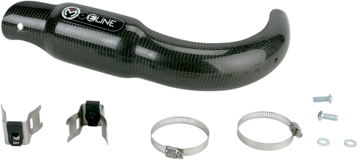 Moose Offroad Powerbomb YPB4507 Pipe Guard – Custom Molded Carbon Fiber and High-Temp Composite for Superior Protection