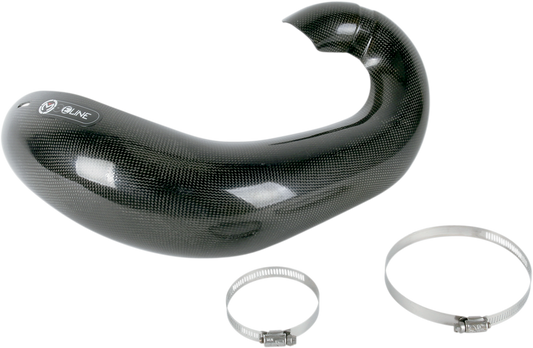 Moose Offroad Pro Circuit HPGPC04 Exhaust Pipe Guard - Carbon Fiber Reinforced Protection