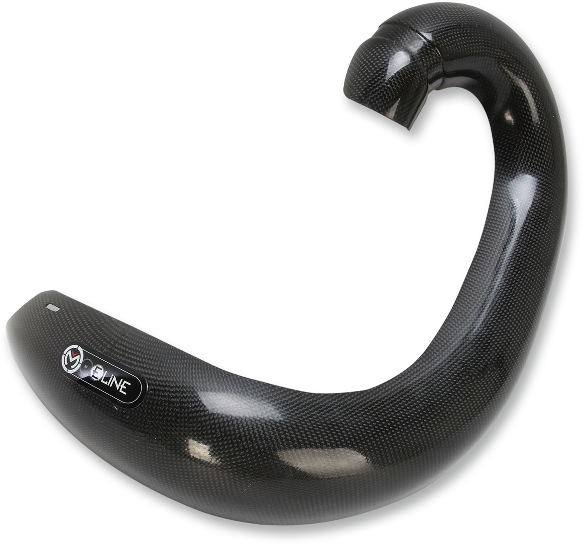 Moose Offroad Pipe Guard MPG25017 - Custom Molded Carbon Fiber Exhaust Protection