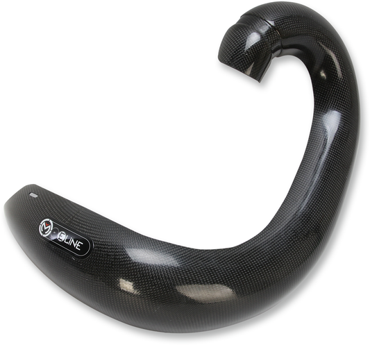 Moose Offroad Pipe Guard MPG25017 - Custom Molded Carbon Fiber Exhaust Protection