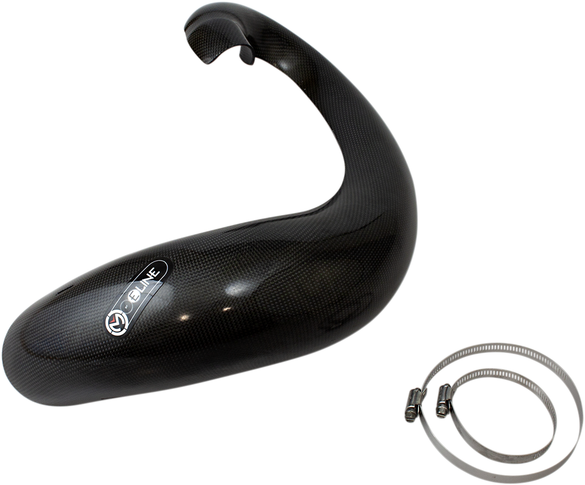 Moose Offroad BPG2312 Carbon Fiber Exhaust Pipe Guard for Enhanced Protection and Performance