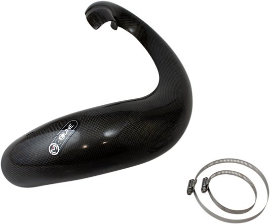 Moose Offroad BPG2312 Carbon Fiber Exhaust Pipe Guard for Enhanced Protection and Performance