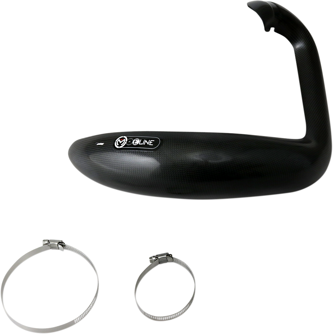 MOOSE Offroad BPG300X Exhaust Pipe Guard – Custom Molded Carbon Fiber and Anti-Ballistic Composite
