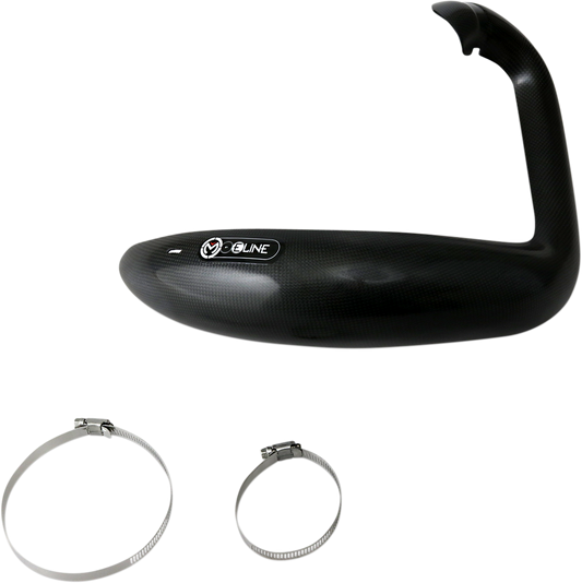 MOOSE Offroad BPG300X Exhaust Pipe Guard – Custom Molded Carbon Fiber and Anti-Ballistic Composite