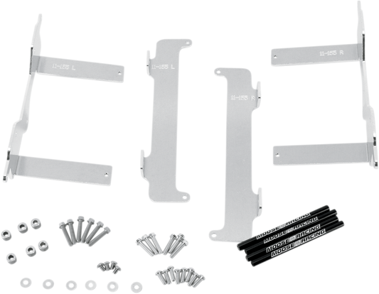 Moose Offroad Yamaha 11-155 Radiator Braces - Heavy-Duty Aluminum Support