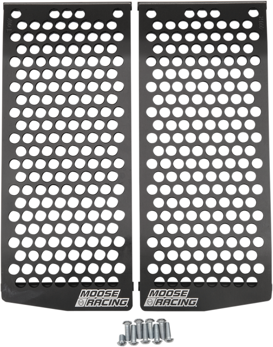 Moose Offroad Radiator Guards for Beta 12-400 - Black Aluminum Protection