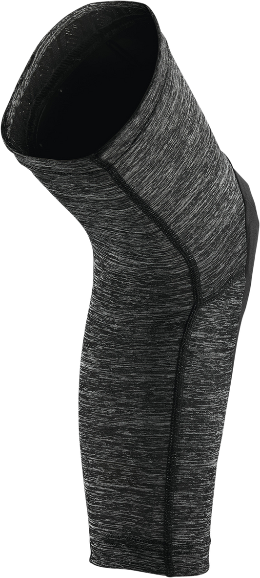 100% Teratec Knee Guards - Heather Gray/Black - Small 70003-00005