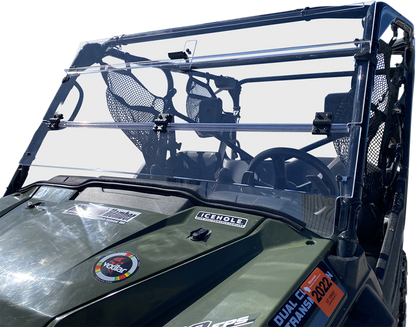 MOOSE OFFROAD Full Folding Windshield - Deluxe for Pioneer V000258-12200M