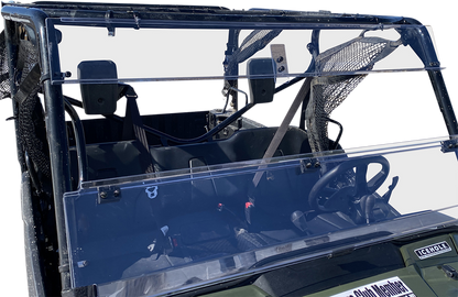 MOOSE OFFROAD Full Folding Windshield - Deluxe for Pioneer V000258-12200M