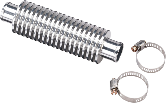 MOOSE OFFROAD In-Line Cooler M70-100 - Silver, 5 5/16 Inches Length, 6061 Billet Aluminum