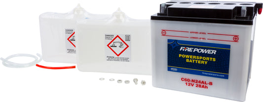 Fire Power C60-N24AL-B 12V Heavy Duty Battery for 1976 Suzuki RE5