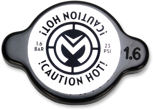 MOOSE OFFROAD High Pressure Radiator Cap - Black - 1.6 Bar (Part #212-1601)