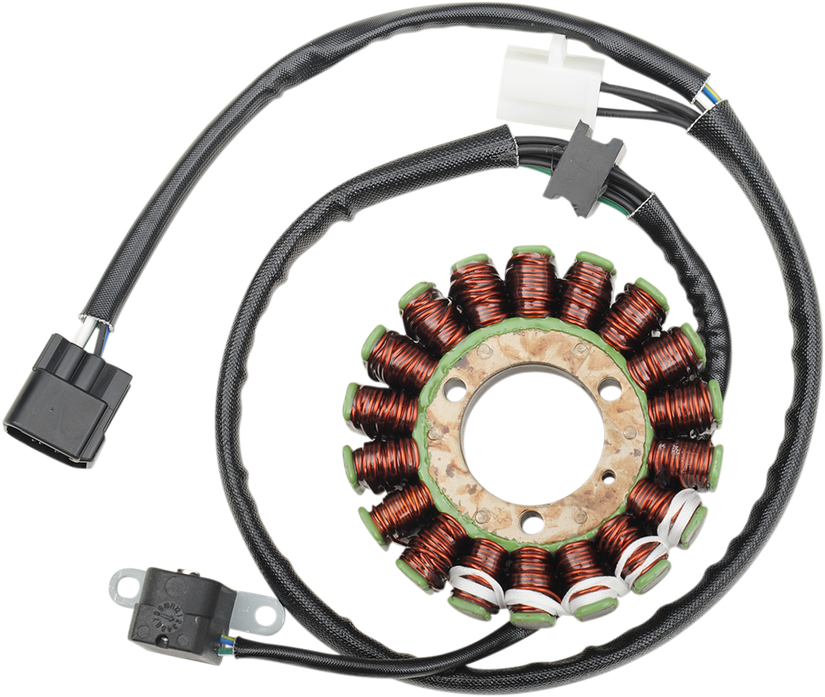 MOOSE OFFROAD Suzuki M-21-808H Stator with Regulator/Rectifier Replacement