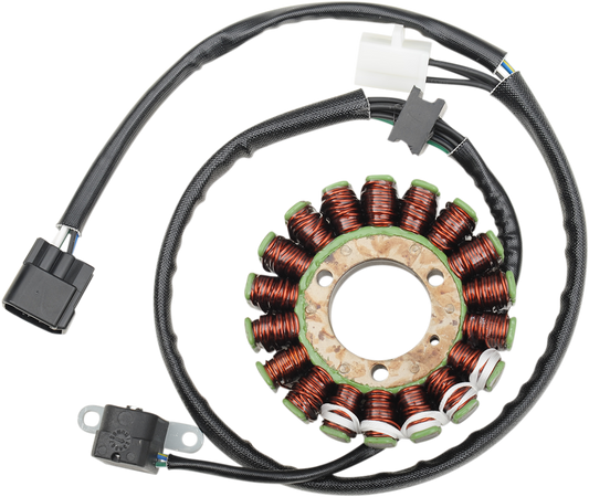 MOOSE OFFROAD Suzuki M-21-808H Stator with Regulator/Rectifier Replacement