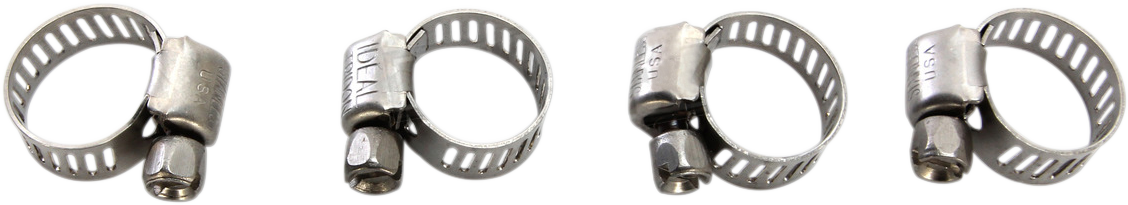 MOOSE OFFROAD Stainless Steel Clamp Hose 8-22 mm Part Number 114-6406 - 4 Pack