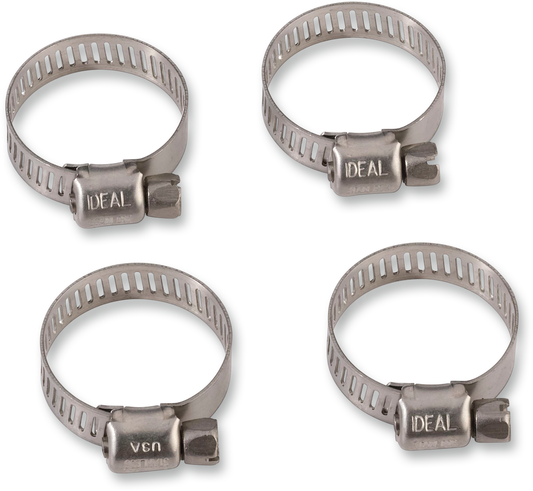 MOOSE Offroad Stainless Steel Hose Clamp 13-38 mm - 4 Pack, Part #114-6416