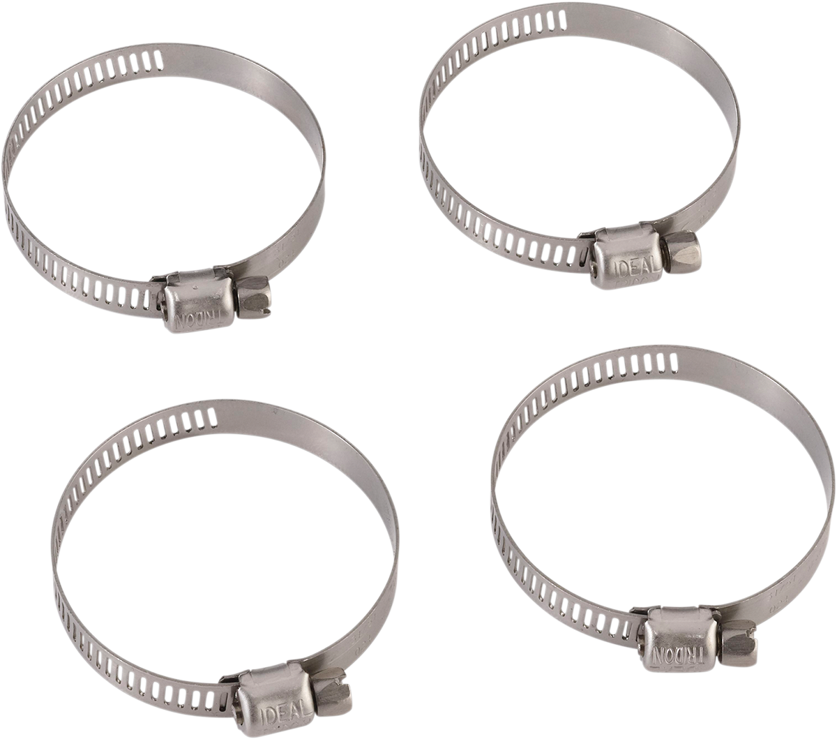 MOOSE OFFROAD Stainless Steel Hose Clamp 26-51 mm - 4-Pack, Part Number 114-6424