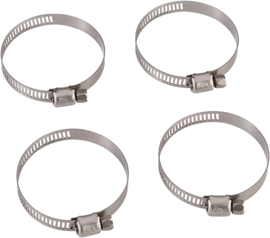 MOOSE OFFROAD Stainless Steel Hose Clamp 26-51 mm - 4-Pack, Part Number 114-6424