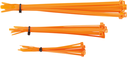Moose Offroad Orange Cable Ties 30-Pack - Part Number 303-4682