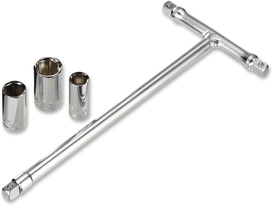 Moose Offroad T-Handle Tool Set 350-9760 with Drop-Forged T-Shaft and Multiple Socket Sizes