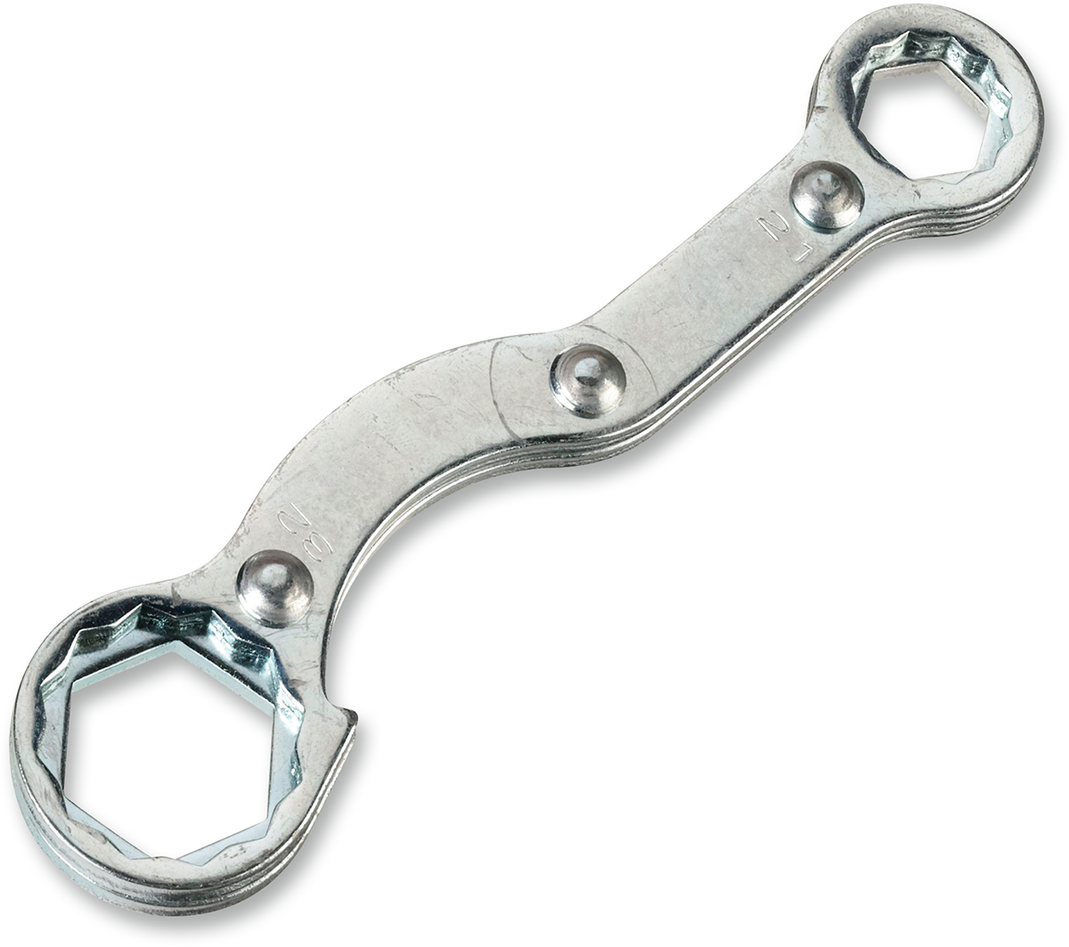 Moose Offroad Combination Wrench 300-0570 - Multi-Size Spark Plug, Axle, and Spanner Tool