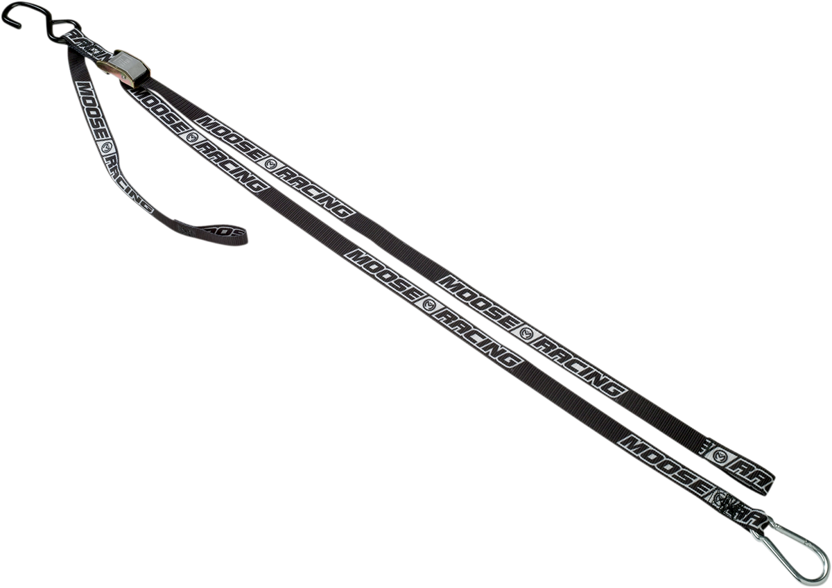 Moose Offroad Carabiner Tie-Down with Rubber-Coated Hook, 7 ft, Model 3920-0305