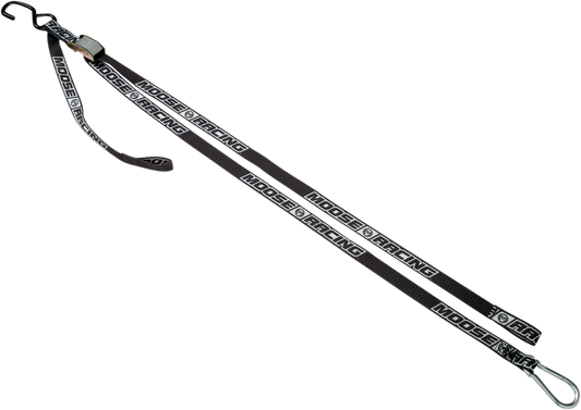 Moose Offroad Carabiner Tie-Down with Rubber-Coated Hook, 7 ft, Model 3920-0305