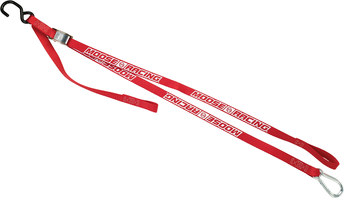 Moose Offroad Carabiner Tie-Down with Rubber-Coated Hook - Model 3920-0355