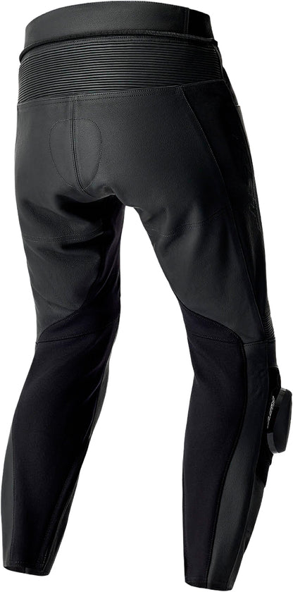 RST S1 D3o Leather Pants Black Large - Durable Motorcycle Gear with Advanced Protection