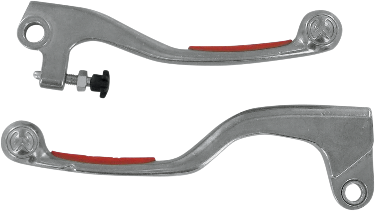 MOOSE OFFROAD Competition Lever Set - Red (Part Number: 1SGHA25)