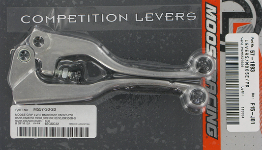 Moose Offroad Competition Lever Set in Black (Part #1SGSC22)