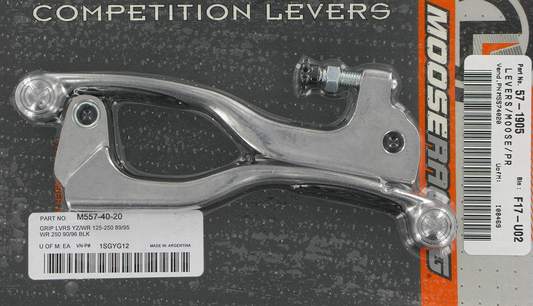 Moose Offroad Competition Lever Set - Black (Part Number 1SGYG12)