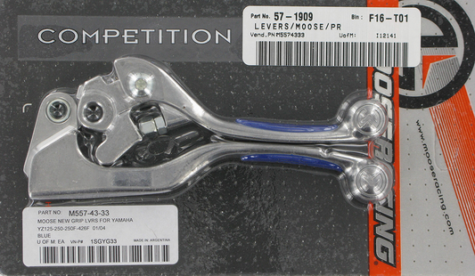 Moose Offroad Competition Lever Set in Blue (Part #1SGYG33) for Motorcycles