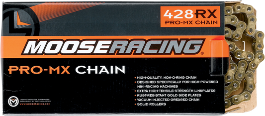 Moose Offroad 428 RXP Pro-MX Drive Chain with 96 Links - Gold M575-00-96